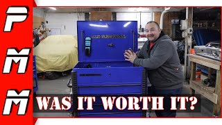 I upgraded and modded my tool box Harbor Freight 34in Full Bank Service Cart  US General [upl. by Nylanej414]