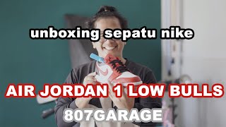 VLOG UNBOXING AIR JORDAN 807 GARAGE bandung [upl. by Sacul316]