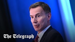 In full Jeremy Hunt in conversation at the Tory Party conference [upl. by Aseen214]