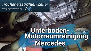 Trockeneisstrahlen Unterboden  Motorraumreinigung [upl. by Abagail]