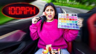 Doing My MAKEUP In a CONVERTIBLE CAR Bad Idea [upl. by Shepard]