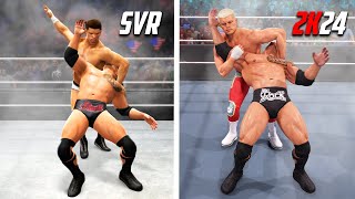 Cross Rhodes Evolution In Games WWE 2K24 Triple Cross Rhodes [upl. by Locke]