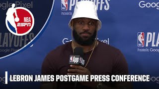 LeBron James points to Lakers’ 3rdquarter energy as key to Game 4 win  NBA on ESPN [upl. by Ennahgem]