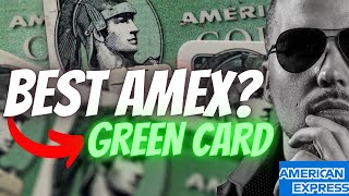 AMEX GREEN CARD MOST UNDER RATED amp BEST TRAVEL AMERICAN EXPRESS CARD [upl. by Shirline]