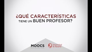 ¿Qué características tiene un buen profesor  Reflexiones Compromiso de Educar [upl. by Sungam]