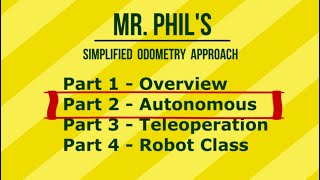 Simplified FTC Odometry Part 2 Autonomous [upl. by Mou918]