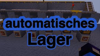 automatisches Lager in Minecraft Vanilla  Tutorial  PalmLP [upl. by Haianeb]