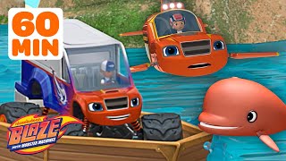 Blazes Summer Adventures and Rescues 🚗☀️  60 Minutes  Blaze and the Monster Machines [upl. by Lindi581]