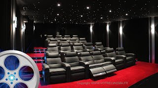 2🎤 Découvrez cet Home Cinéma Privé prestigieux de 20 places [upl. by Sivartal]