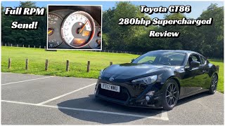 Toyota GT86 FRS Supercharged  Subaru BRZ  Litchfield 280bhp Kit  Full RPM Flat Out  Drive By [upl. by Aryahay]