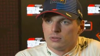 Max Verstappen Top six will be a good recovery  FP2 Interview 2024 Abu Dhabi GP [upl. by Ingrid]