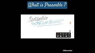 What is preamble Meaning of Preamble 🤔🤓 constitution preamble shorts [upl. by Georgiana]