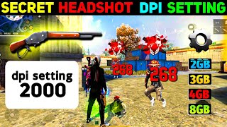 Free Fire DPI Settings  Free Fire Dpi Settings 2gb 3gb 4gb 6gb 8gb Ram Mobile  Khuni Gamers [upl. by Ocirederf28]