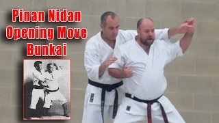 Practical Kata Bunkai Pinan Nidan Opening Move [upl. by Earal200]