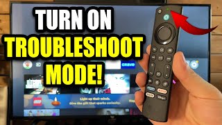 Amazon Fire TV How to Turn On Troubleshoot Mode on Remote  Easy Guide [upl. by Aliza82]