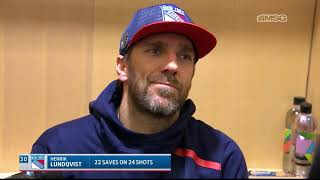 Lundqvist Every Game Is Important For Us To Grow [upl. by Olympias]