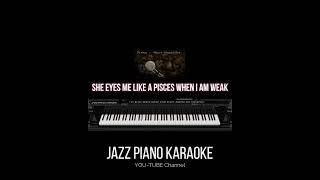 HEART SHAPED BOX  Nirvana jazz piano karaoke [upl. by Guthrey]