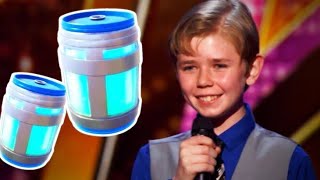 Kid RETURNS to SING chug jug with you on Americas got talent [upl. by Machute590]