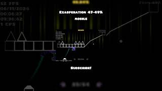 MOBILE Exasperation 4749 geometrydash gddemon gd demonlevel extremedemon gdlayout [upl. by Nuahsyt]