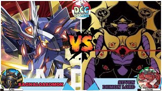 Digimon TCG EX6 7 Great Demon Lords vs Ragnaloardmon Project Drasil Sim [upl. by Ambrosi293]