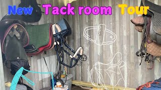 New tack room tour 2024 horse equestrain tour trending tackroomtour [upl. by Latif]