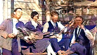 RESTORED First ever film of Appalachian music 1928  quotDoggett Gapquot Bascom Lamar Lunsford [upl. by Yadroc]