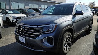 2024 Volkswagen Atlas SE Platinum Gray  Video Tour with Aiden [upl. by Leirbag]