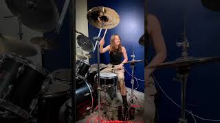 Metallica  Enter Sandman Drum Cover  Drummer Cam Performed Live by Drummer Lauren Young Shorts [upl. by Nylram514]