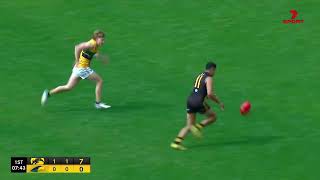 Elimination Final Hostplus SANFL Snapshot  Glenelgs James Bell lovely finish [upl. by Aitnas395]