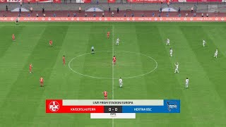 Kaiserslautern vs Hertha Berlin 31082024 2 Bundesliga EA FC 24 [upl. by Esinert]