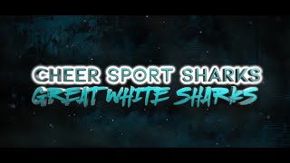 Cheer Sport Sharks Great Whites 202425 [upl. by Halimak]