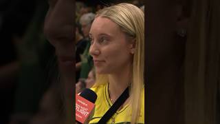 Paige Bueckers Interview at Nika Mühl’s game [upl. by Heilman]