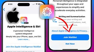 iOS 181에서 Apple intelligence 대기자 명단에 가입하는 방법  Apple intelligence 대기자 명단에 가입하기 [upl. by Leirvag]