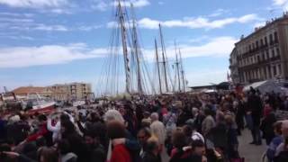 sete eas2014 départ du bateau pirate La Grâce [upl. by Lerual]