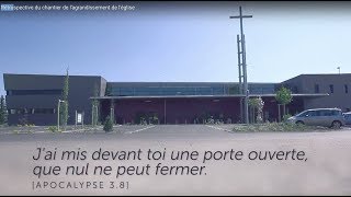 Rétrospective du chantier de lagrandissement de léglise [upl. by Nolram]