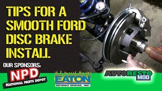 Mustang Drum to Disc Brakes Tips and Tricks Episode 331 Autorestomod [upl. by Aisak416]