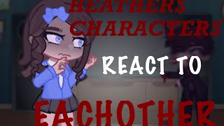 heathers react to eachother   adorablelog  WIP  enjoy [upl. by Sawyor]