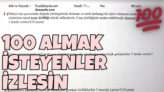 7Sınıf Fen Bilimleri 1Dönem 1Yazılı [upl. by Avert650]