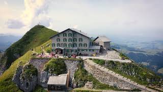 Alpstein von oben Berggasthaus Schäfler [upl. by Anneyehc]