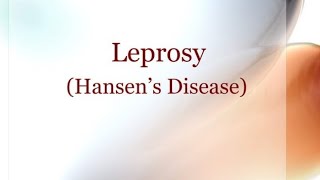 Leprosy leprosynotes notes medical nursing [upl. by Mauri859]