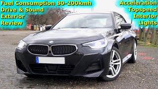 2023 BMW 220i Coupe G42 184 PS TEST DRIVE [upl. by Cortie]