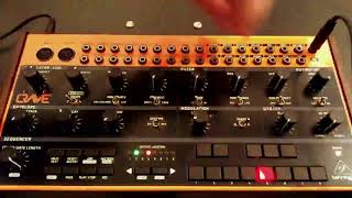 Behringer CRAVE First Demo  No Talking [upl. by Nali928]