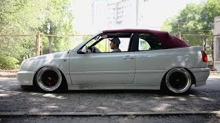 VW Golf MK3 Cabrio  LOW RIDER made in Moldova [upl. by Phil]