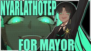 LOVECRAFT GIRLS  Nyarlathotep For Mayor 💚 Kaiju Girl Comic Dub [upl. by Link]