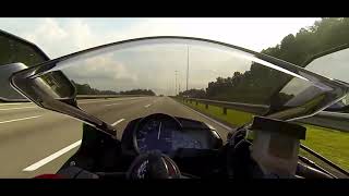 2013 Kawasaki ZX6R TOP SPEED [upl. by Edlin447]