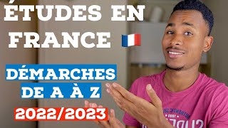 Etudes en France procédure 20222023 les démarches de A à Z sur Campus France 🇫🇷 [upl. by Dragoon21]