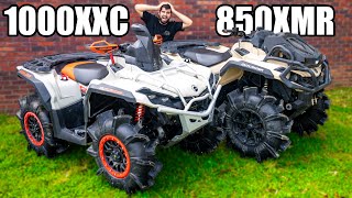 CanAm 850 XMR VS 1000 XMR  Mudding Edition [upl. by Ahsart26]