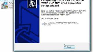 شرح تنصيب وإستخدام برنامج FLV to AVI MPEG WMV 3GP MP4 iPod Converter [upl. by Sibeal]