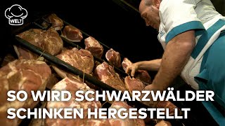 SCHWARZWÄLDER SCHINKEN So wird die deutsche Delikatesse hergestellt  Food Magazin [upl. by Akiaki905]