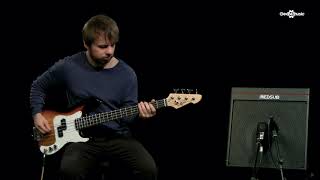 34 LA Bass Guitar by Gear4music Sunburst  Gear4music demo [upl. by Rothberg]